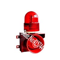 YS-2300 industrial indicator led siren and strobe alarm light steel material 115db buzzer red color