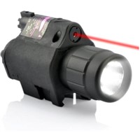 actical flashlight with red laser combo