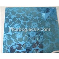 beautiful coloured mirror etched finish surface stainless steel sheets