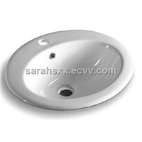 ceramic round abover counter basin 8401