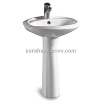 ceramic wash basin with pedestal 8304