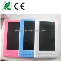 cheapest 7'' inch ebook reader with high resolution OEM from top manufacturer