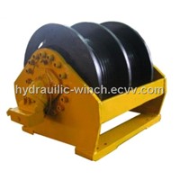 double drum hydraulic winch