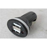 dual USB car charger 5V2A output