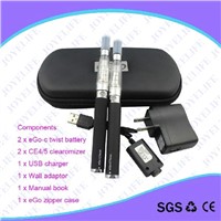 Electronic Cigarette Wholesale Variable Voltage Ego-c Twist 1100mah