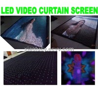led star curtain screen/led video curtain screen/RGB curtain/stage lights