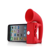 silicone horn speaker for iphone 4