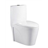 siphonic one-piece toilet water closet  WC 8001