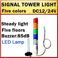 steady lighting LTA505 industrial indicator led flash 85dB buzzer signal tower warning lights