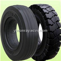 tractor trailer solid tire for towing tractor in seaport or airport