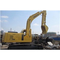 used KOMATSU PC200 excavator