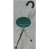 walking stick with seat/walking stick stool/folding walking stick with seat