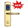 Shining Golden LCD Electronic Hotel Door Handle Lock