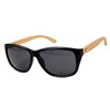 Wayfarer Plastic and Bamboo Sunglasses
