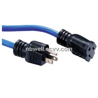 2-pole 3-wire Plug NEMA 5-15P&amp;amp;5-15R 15A 125V~  Extension Cords