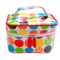 Canvas Cosmetic Bag (KM-COB0006), Make up Bag, Toiletry Bag, Canvas Bag, Promotion Bags