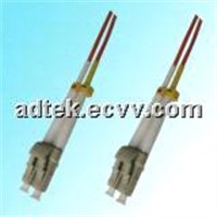 LC to LC fiber optic patch cord multimode duplex