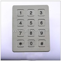 12 button access control system keypad