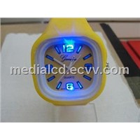 2013 Hot Fashionable Silicone Jelly Watch for Promotion