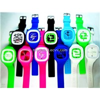 2013 Popular Jelly Watch with LED Light Watch