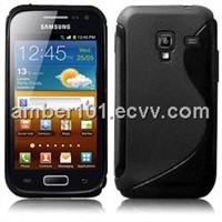 2013 new black rubber S TPU case for Samsung Galaxy S4 case