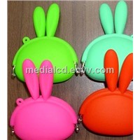 2013 Newest Cute Animal Shape Jelly Silicone Purse Wallet for Ladies