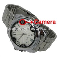 2GB Silver Spy Camera Wrist Watch with Micro Camcorder Hidden (SW1048)