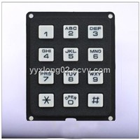 3X4 small plastic mobile phone keypad