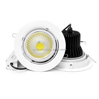 40W COB led down light 360 degree adjustable