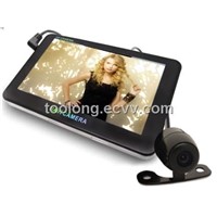 5inch Large screen LCD Dual Cam GPS Car DVR Recorder