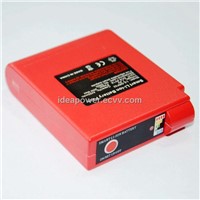 7.4v 4400mAh/5200mAh Li-ion heating cushion battery pack with 4-temperature outputs &amp;amp; LED display