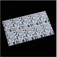 Aluminum circuit board with HASL Lead-free Surface Finish, 1.0mm Board Thickness