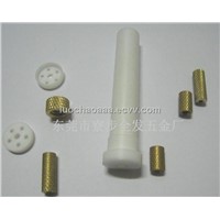 Auto lathe turning custom plastic insert  knurled nuts,small orders are welcome,competitive price
