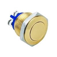 Brass Gold Plated Push Button Switch 1NO