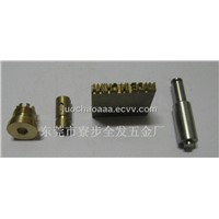 CNC custom brass parts,stamping hexagonal hole,can small orders
