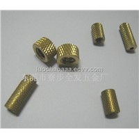 CNC machining custom precision knurled insert nuts,competitive price,small orders,high quality