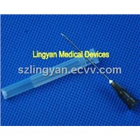 Disposable hypodermic injection needle