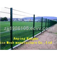 Electro galvanized Double edge fence