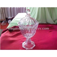 Elegant Glass Jar HY-J0304
