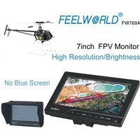 Feelworld FPV-769A  RC helicopter kit 7&amp;quot; HD FPV Monitor w/ Sun shield No Blue Screen