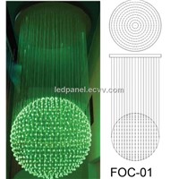 Fiber optic Light Chandelier FOC-01 with 3*075mm side sparkle fiber optic lighting calbe