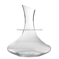 Glass wine decanter/glass wine carafe/ port glasses/decanting port/wine accessories/glass drinkware