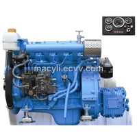HF485M 46hp 4 cylinder marine diesel engine