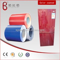 HIGH QUALITY COLOR FILM COATED STEEL for refrigerator door panel