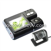 H.264 HDMI G-sensor 4IR Night Vision 2.0inch Dual Cam GPS Car DVR