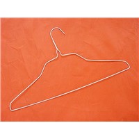 High quality sprayed white shirt hanger/wire hanger