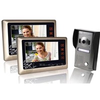 Home 7&quot; TFT LCD Monitor Video Door phone Doorbell IR Camera with 2pcs 7&quot;monitors