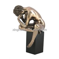 Hot  ! nude woman bronze sculpture wholesale