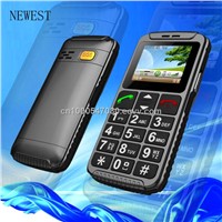 Hot selling Manufacturer GSM Elderly phone For Low End MTK6250M Quad Band Big Button Loud volume