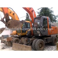 Hydraulic Hitachi Wheel Excavator ZX210  Used Construction Equipment